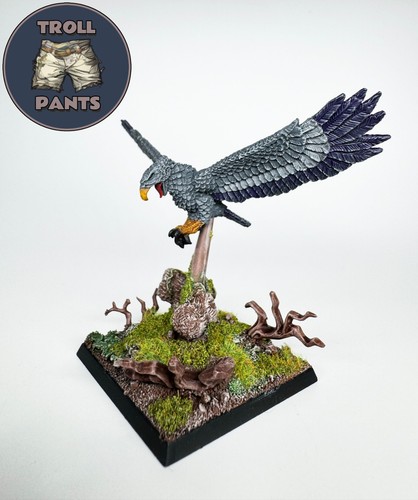 Metal great eagle wood - wood, elves